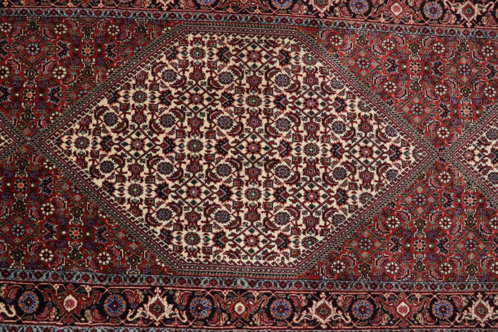 orientteppich-bidjar-302x84-cm-500000-knoten-handgeknupft Bijar Persian Rug 300 × 83 cm, Wool & Silk, hand-knotted