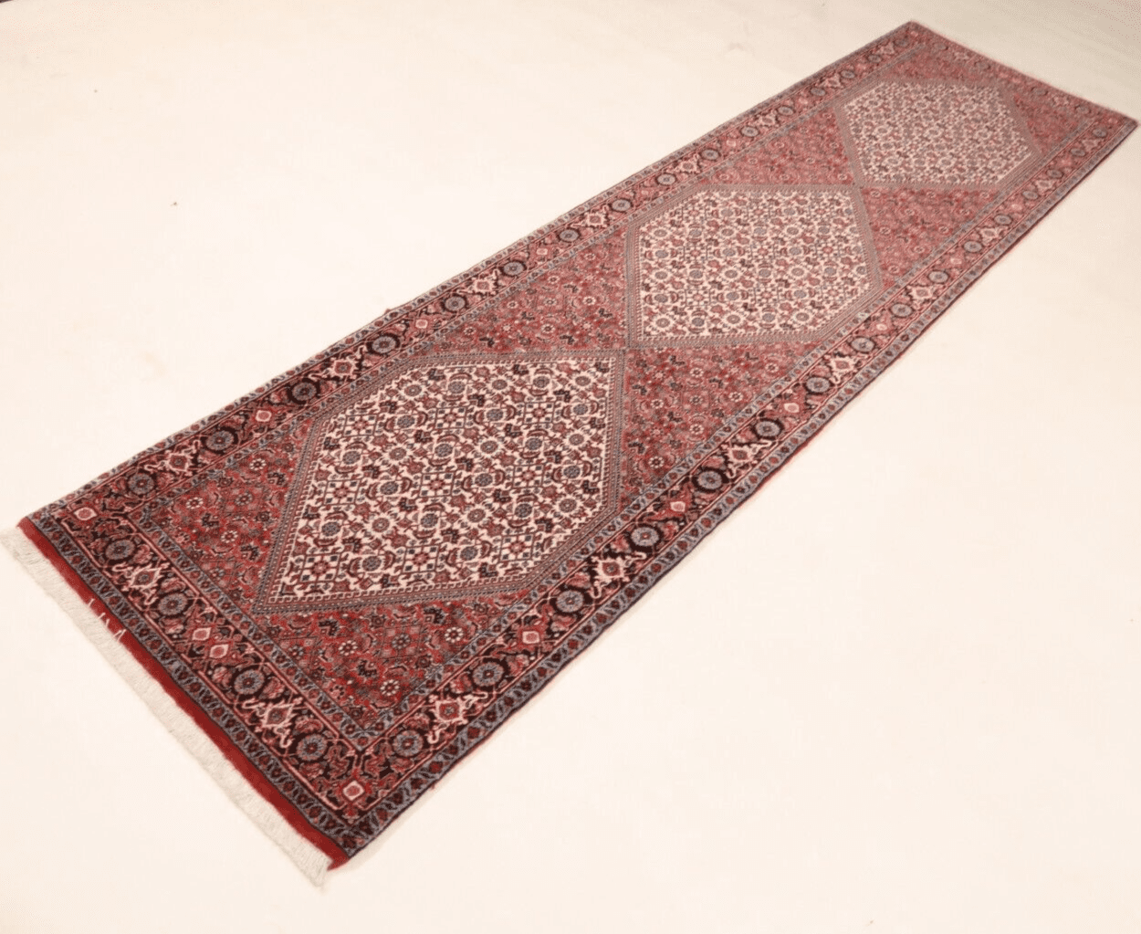 orientteppich-bidjar-302x84-cm-500000-knoten-handgeknupft-3 Bijar Persian Rug 300 × 83 cm, Wool & Silk, hand-knotted