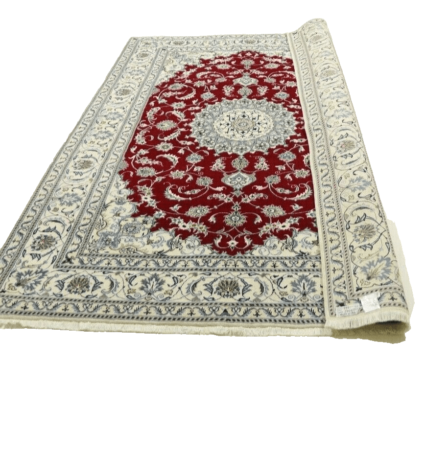 Nain Persian Rug 290 × 197 cm, Wool & Silk, hand-knotted