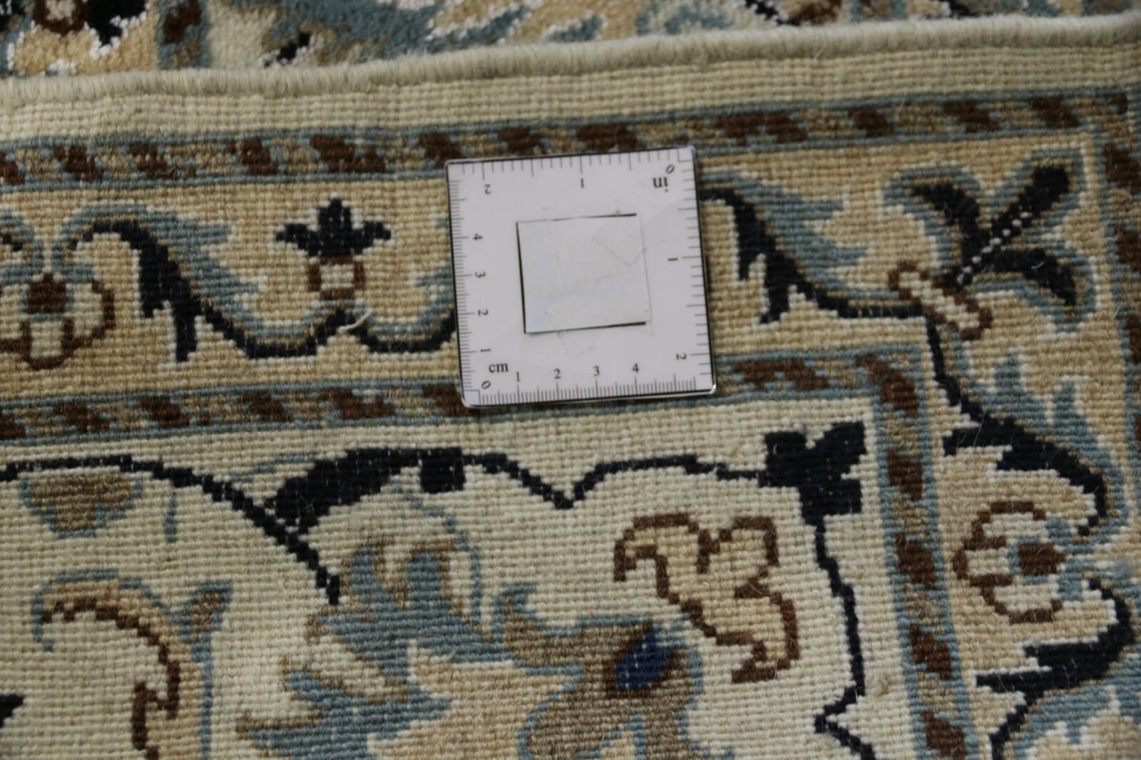 Hand-Knotted Silk Nain Persian Rug, 290 × 195 cm