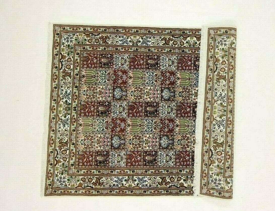 Moud Persian Rug — hand-knotted, 195 × 150 cm, Wool