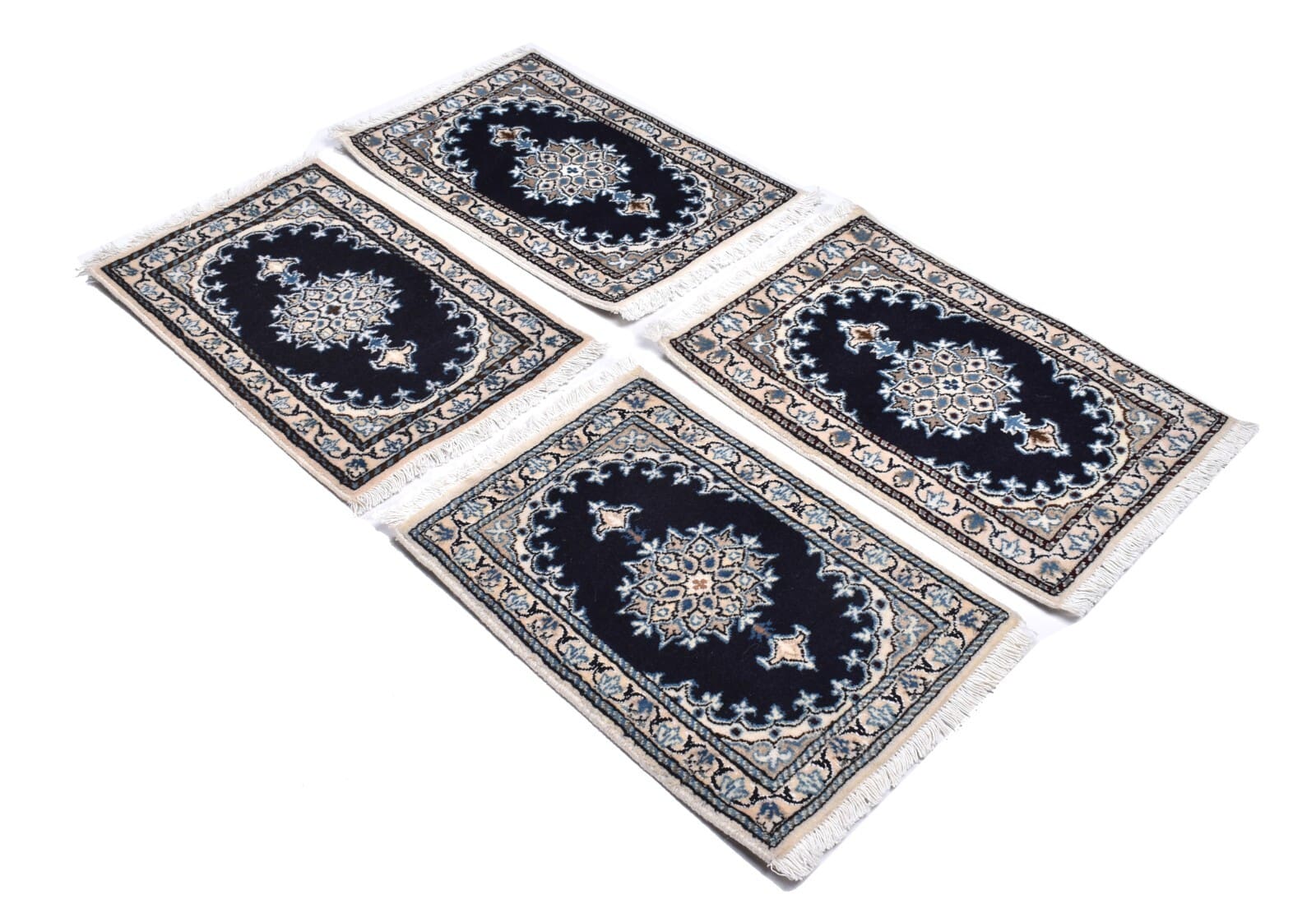 Nain Persian Rug 60 × 40 cm, Wool, hand-knotted