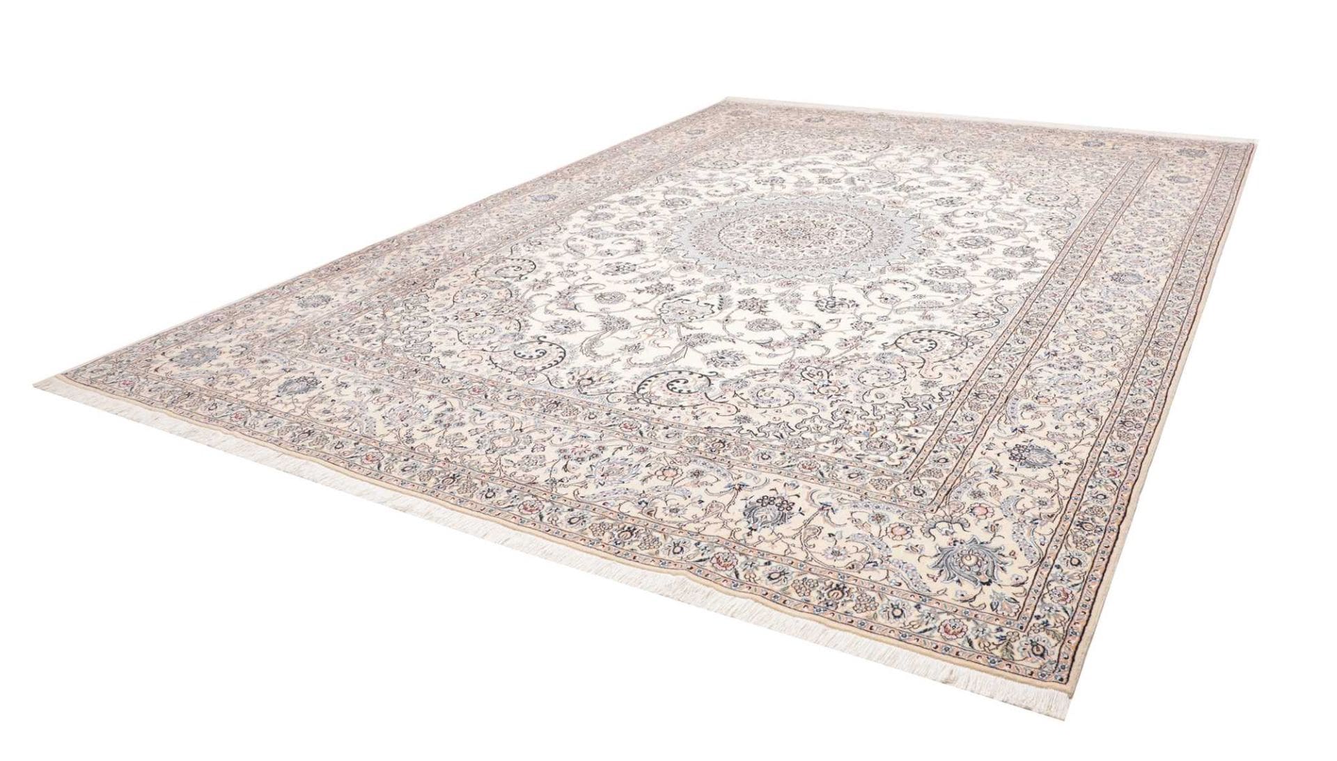 nain-teppich-306-x-423-cm-handgeknupft-florale-muster-perserteppich-1 Nain Persian Rug 306 × 423 cm, Wool, hand-knotted