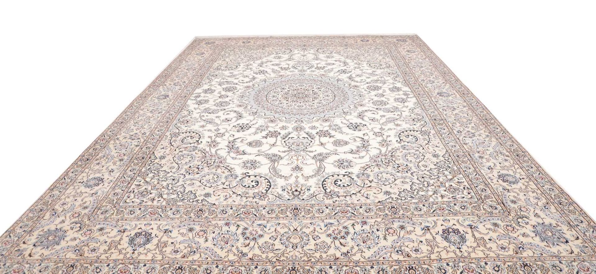 nain-teppich-306-x-423-cm-handgeknupft-florale-muster-perserteppich-3 Nain Persian Rug 306 × 423 cm, Wool, hand-knotted