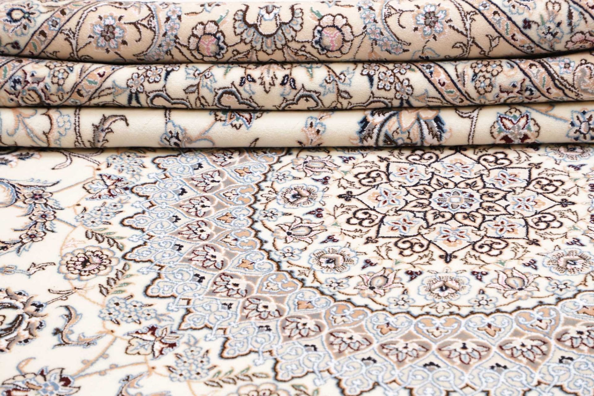 nain-teppich-306-x-423-cm-handgeknupft-florale-muster-perserteppich-9 Nain Persian Rug 306 × 423 cm, Wool, hand-knotted