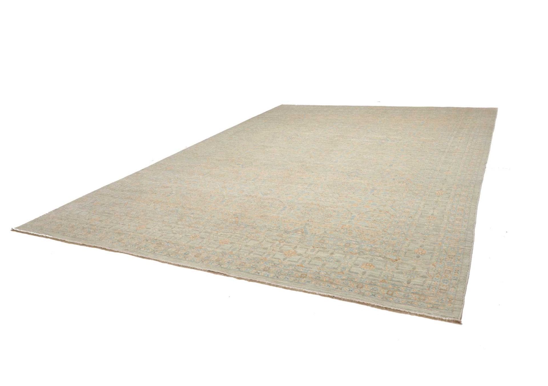 Ziegler Pakistani Rug — hand-knotted, 303 × 408 cm, Wool