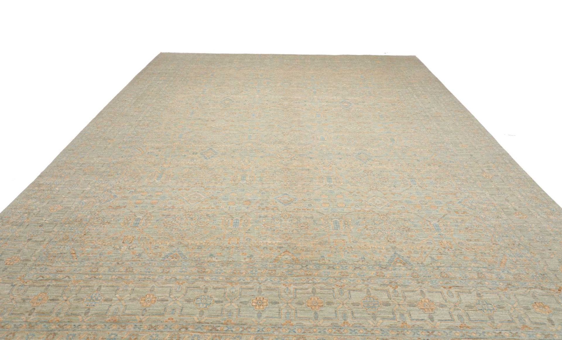 Ziegler Pakistani Rug — hand-knotted, 303 × 408 cm, Wool