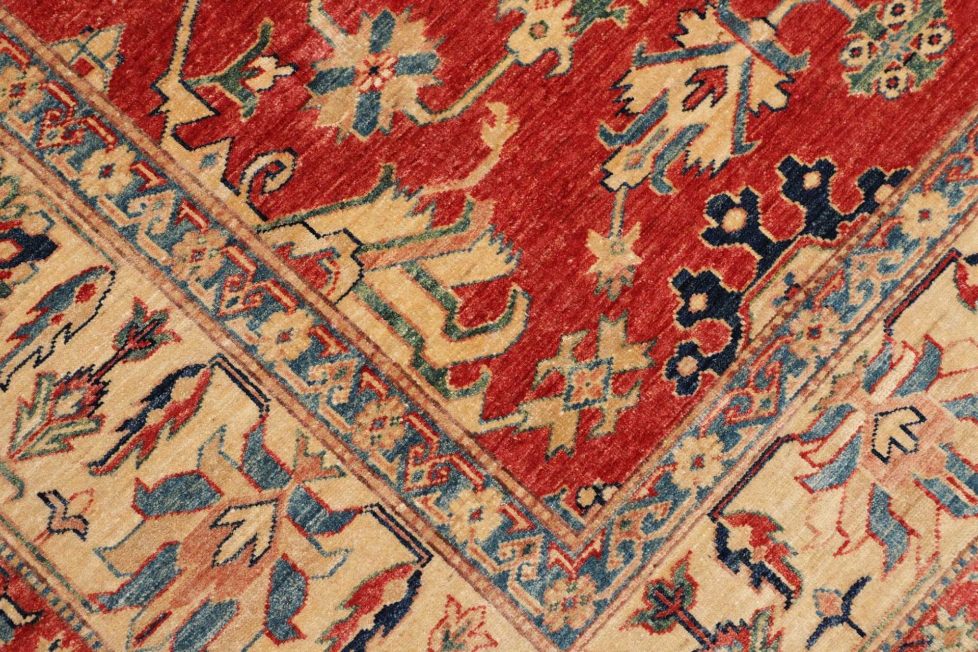 Kazak Pakistani Rug — hand-knotted, 212 × 298 cm, Wool