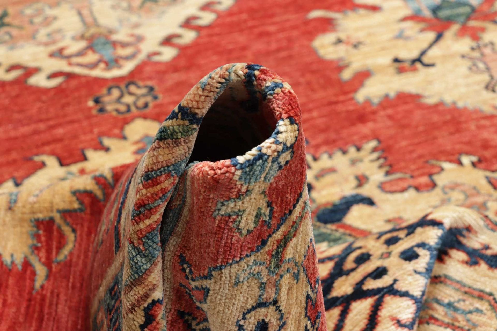 Kazak Pakistani Rug — hand-knotted, 174 × 239 cm, Wool