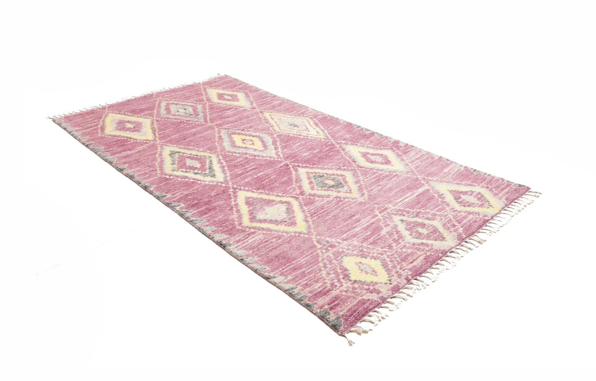 orientteppich-berber-148-x-252-cm-hohe-knotendichte-handgeknupft-2 Pakistani Rug 148 × 252 cm, Wool, hand-knotted