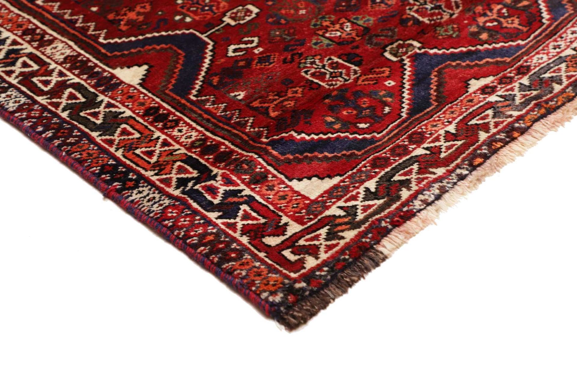 shiraz-orientteppich-173-x-245-cm-handgeknupft-aus-wolle-4 Hand-Knotted Wool Shiraz Persian Rug, 173 × 245 cm