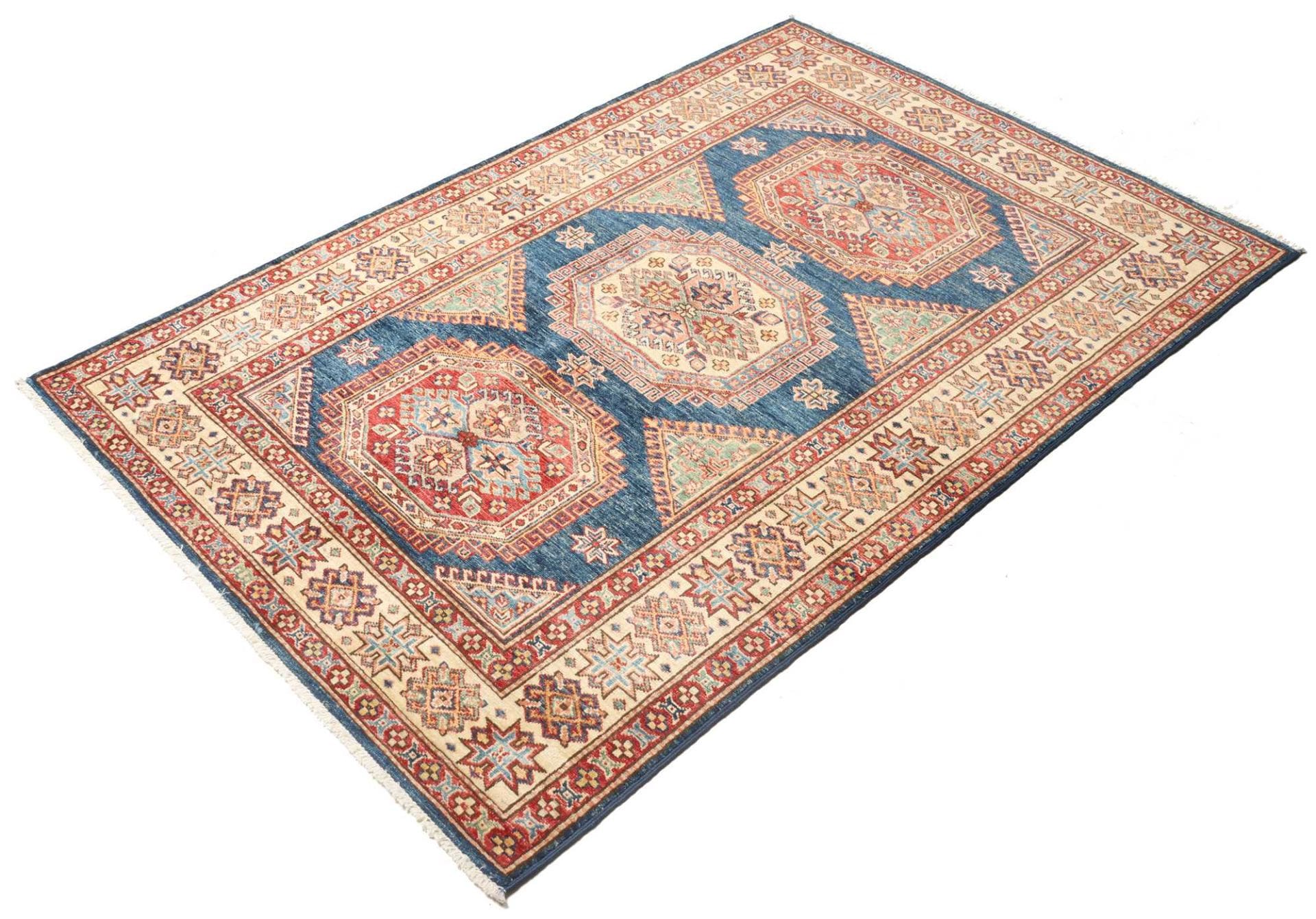 Kazak Pakistani Rug 126 × 181 cm, Wool, hand-knotted