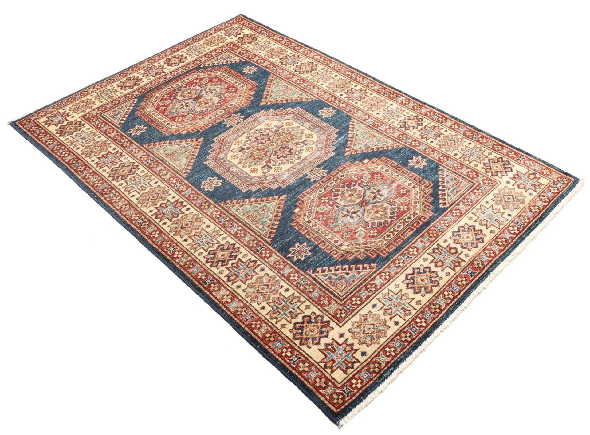 Kazak Pakistani Rug 126 × 181 cm, Wool, hand-knotted