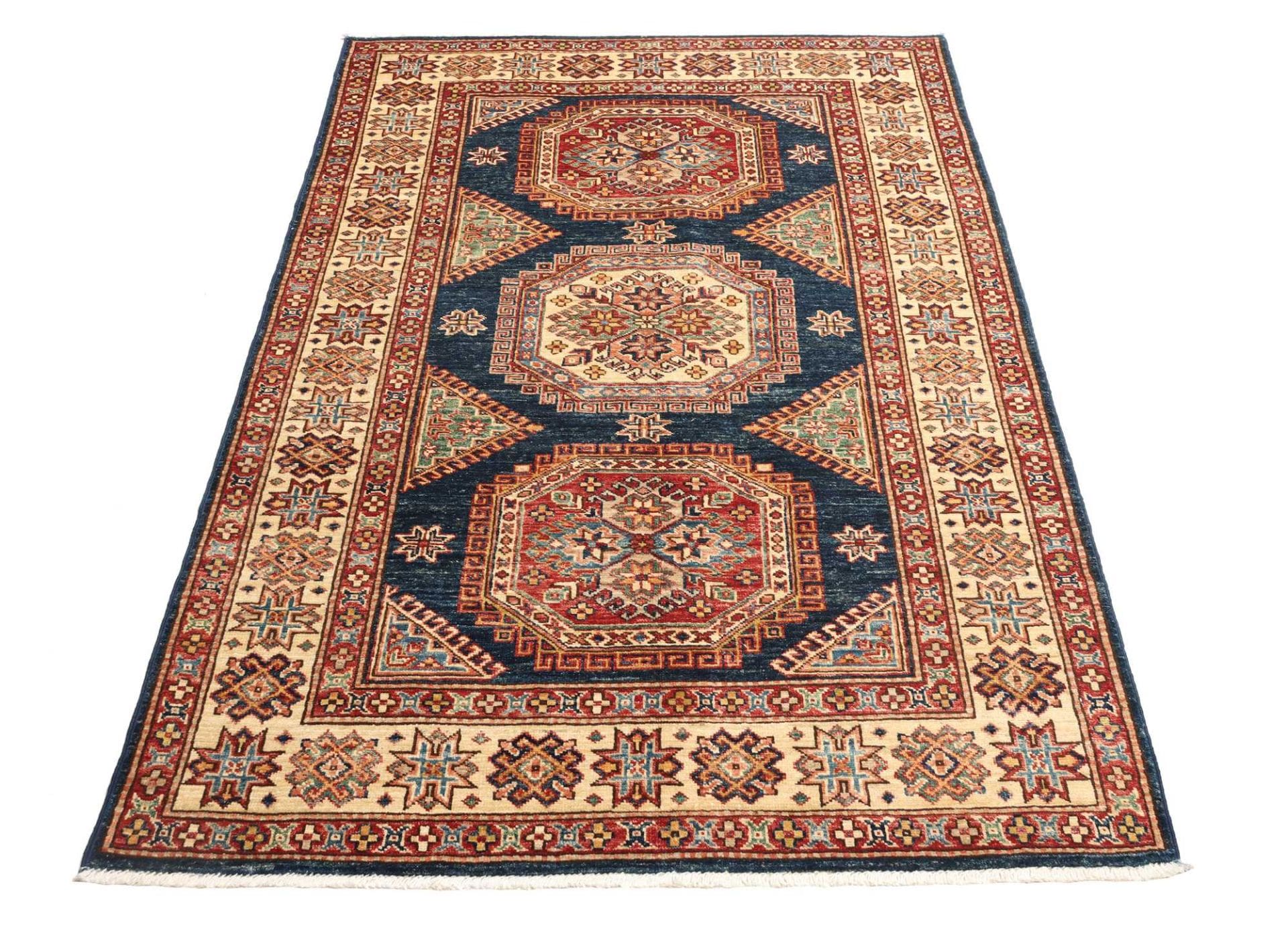 Kazak Pakistani Rug 126 × 181 cm, Wool, hand-knotted