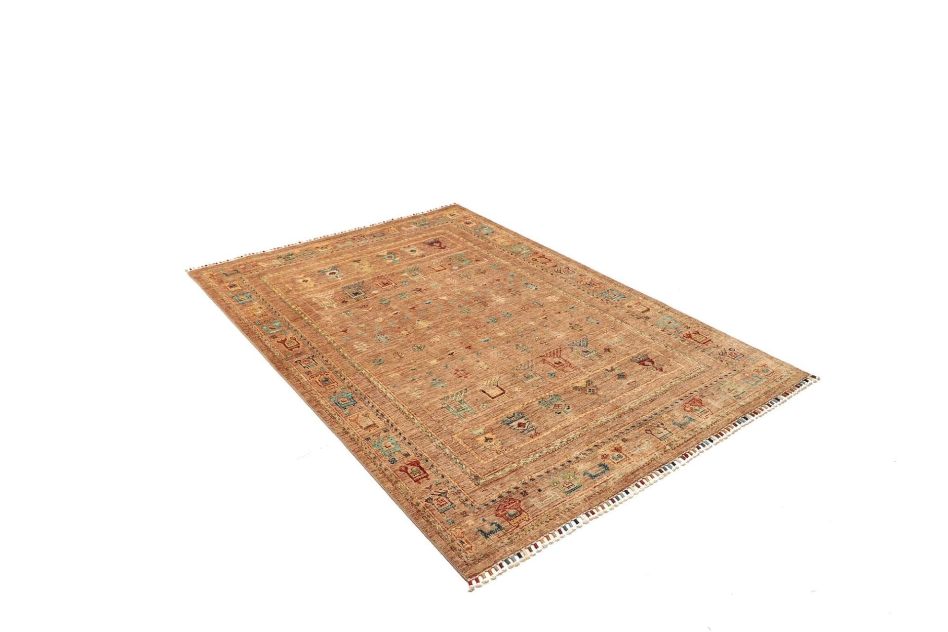 Samarkand Pakistani Rug 149 × 205 cm, Wool, hand-knotted