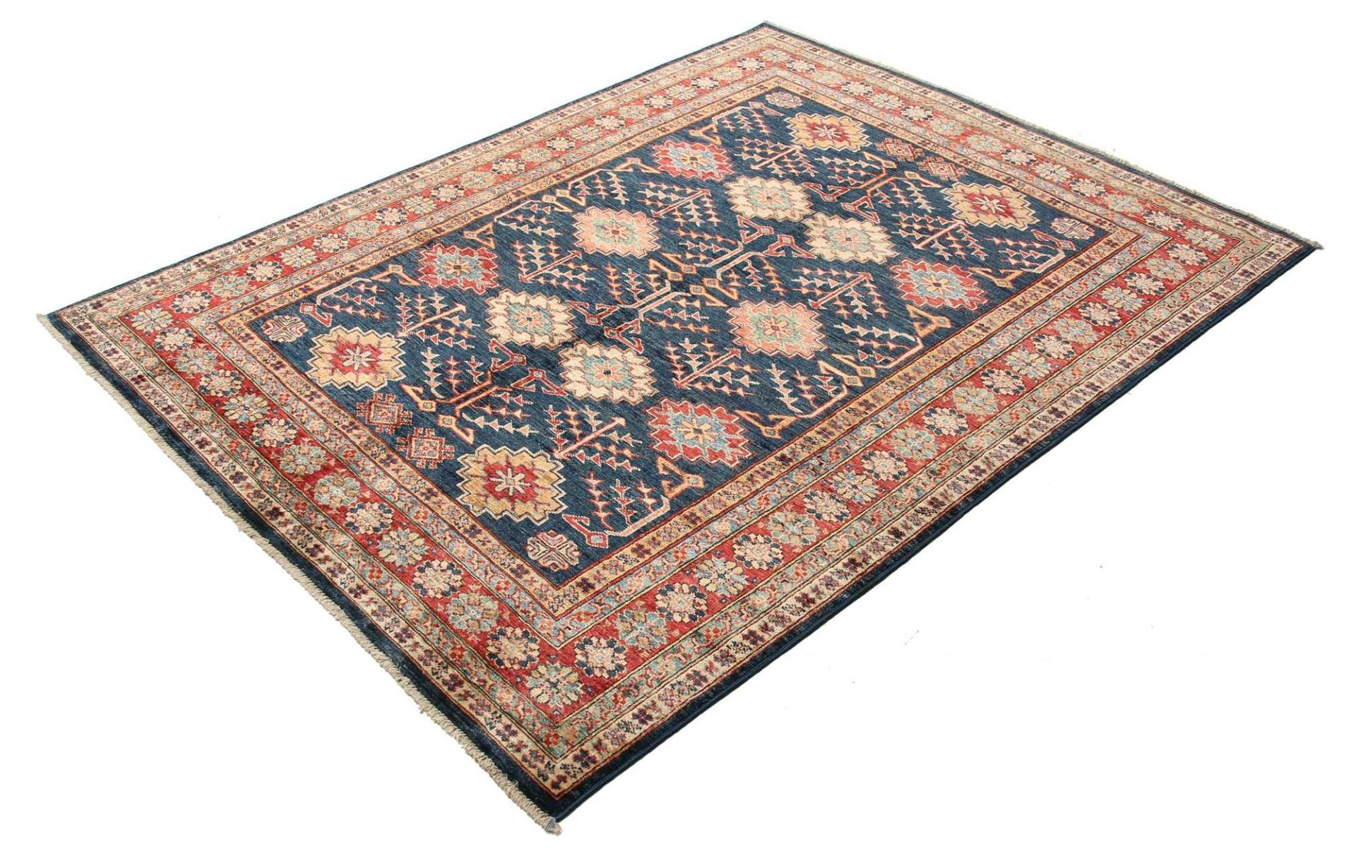 Kazak Pakistani Rug — hand-knotted, 156 × 198 cm, Wool