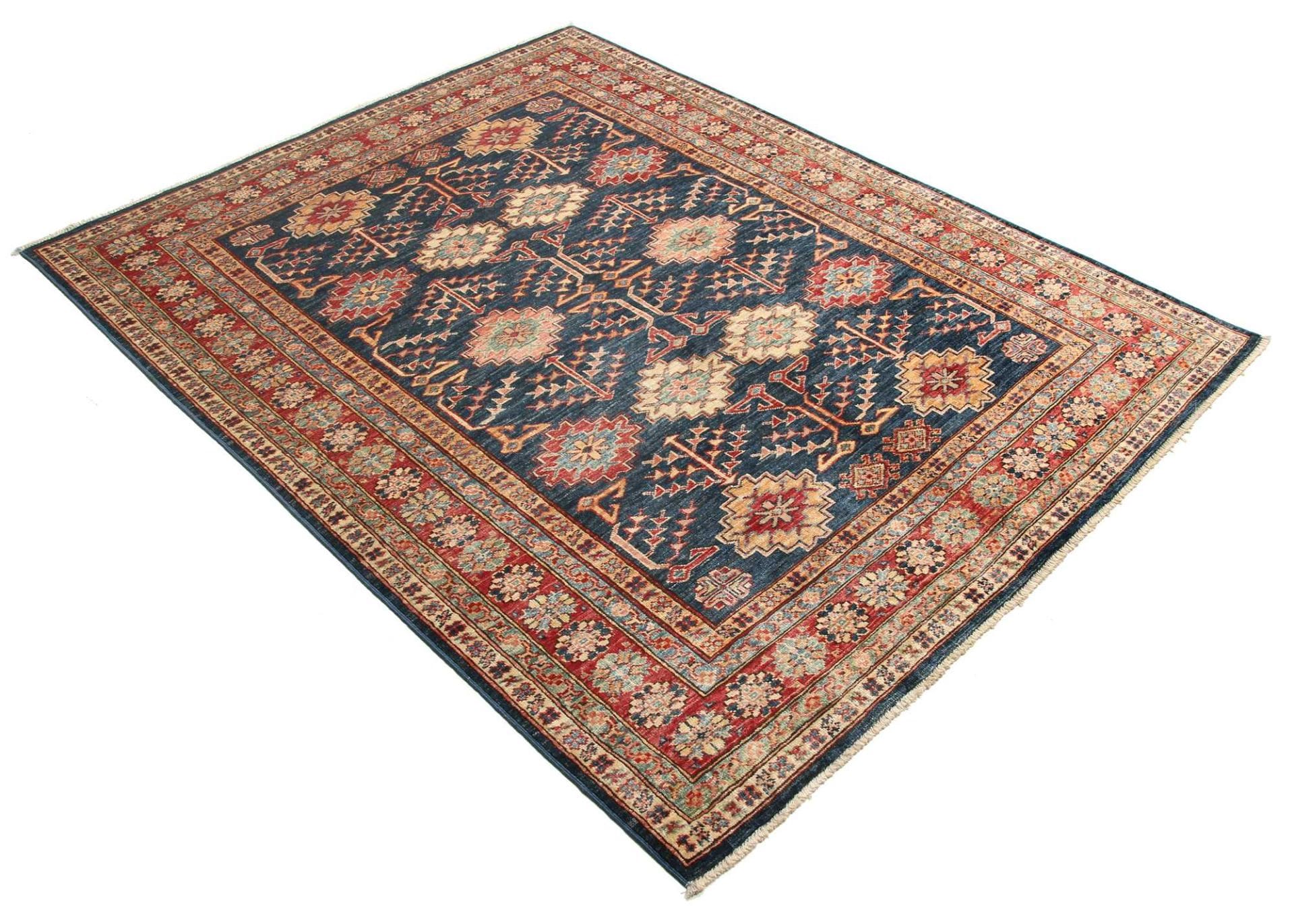 Kazak Pakistani Rug — hand-knotted, 156 × 198 cm, Wool