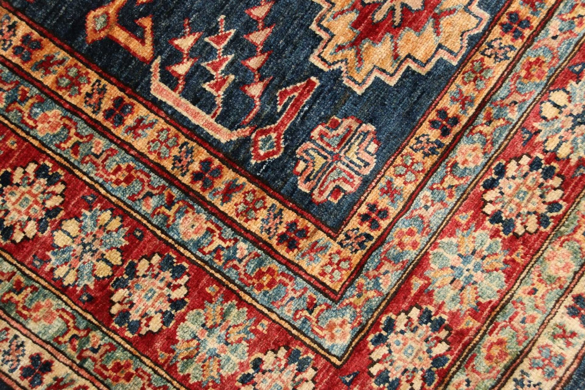 Kazak Pakistani Rug — hand-knotted, 156 × 198 cm, Wool