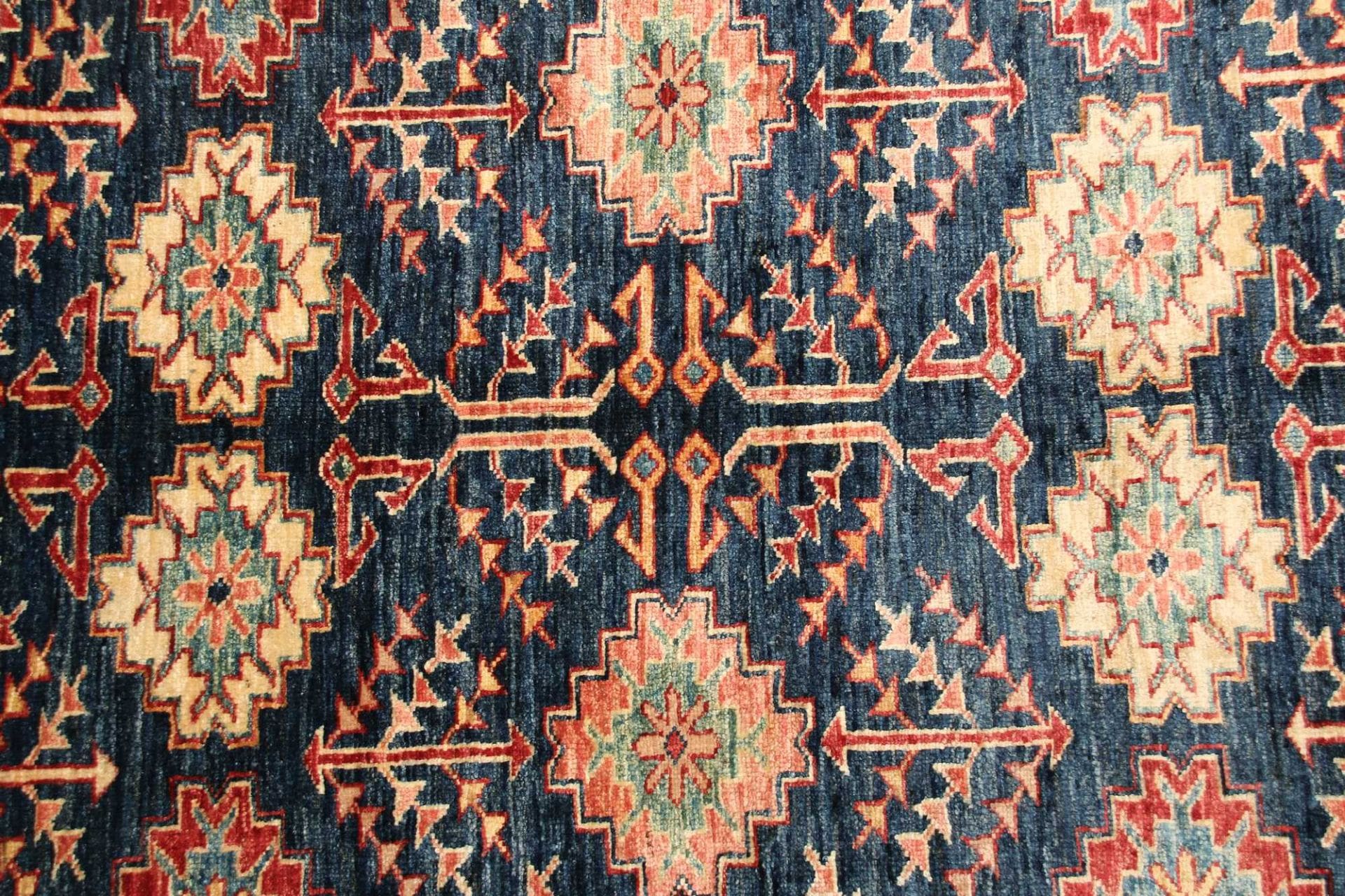 Kazak Pakistani Rug — hand-knotted, 156 × 198 cm, Wool