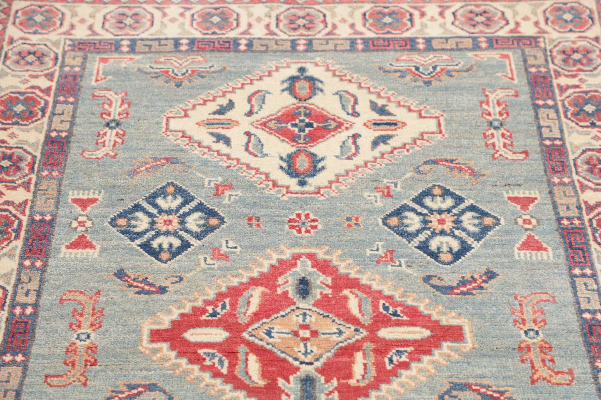 Hand-Knotted Wool Kazak Pakistani Rug, 103 × 149 cm