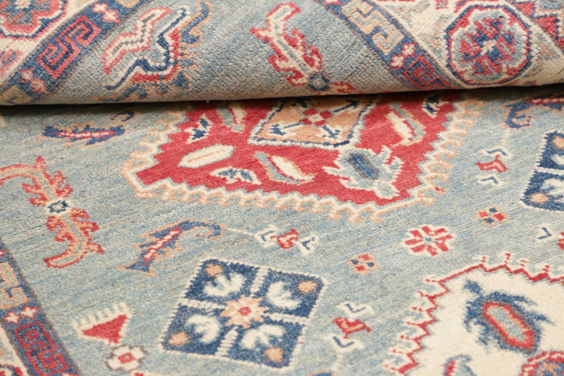 Hand-Knotted Wool Kazak Pakistani Rug, 103 × 149 cm