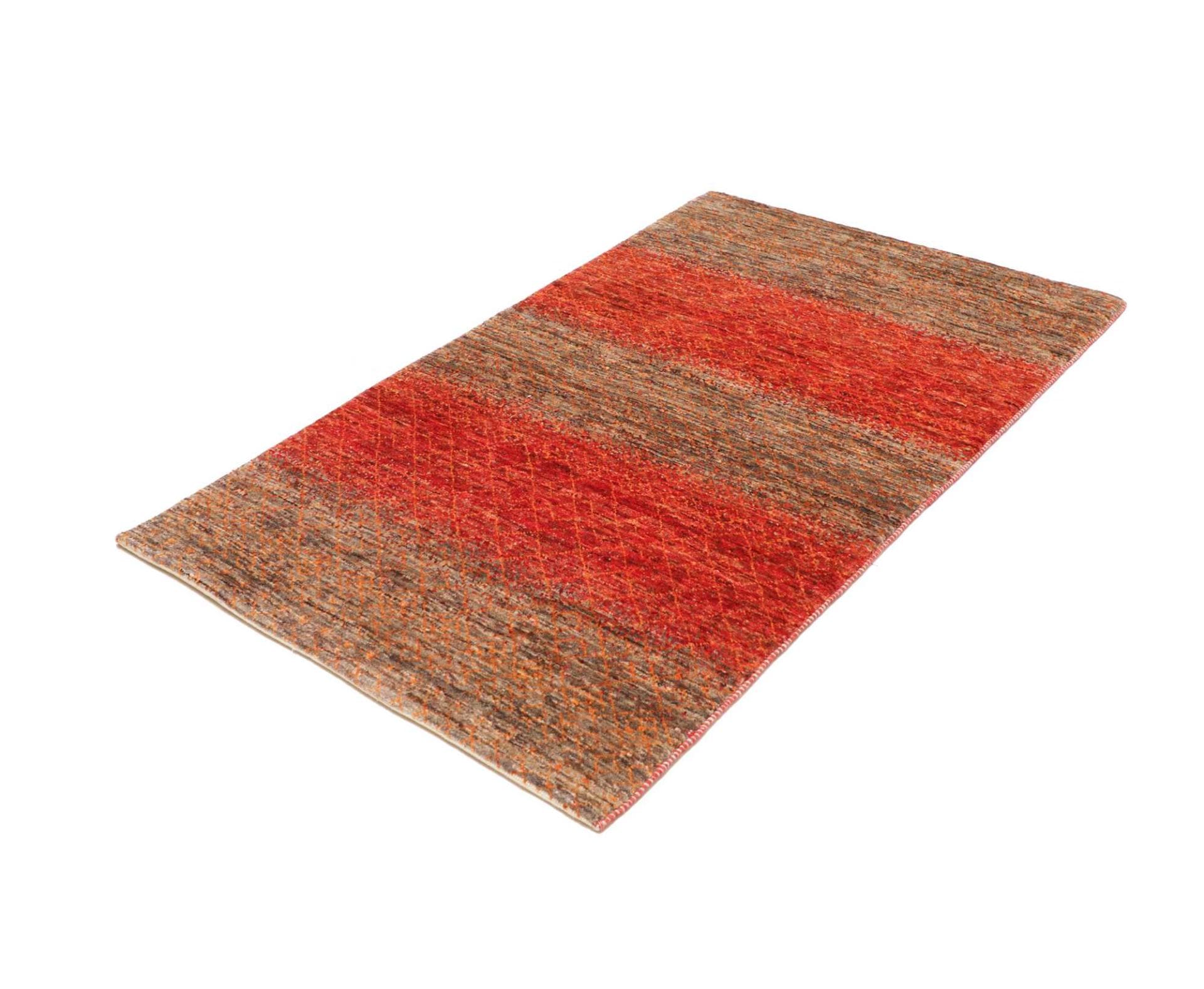 Hand-Knotted Wool Loribaft Pakistani Rug, 95 × 152 cm