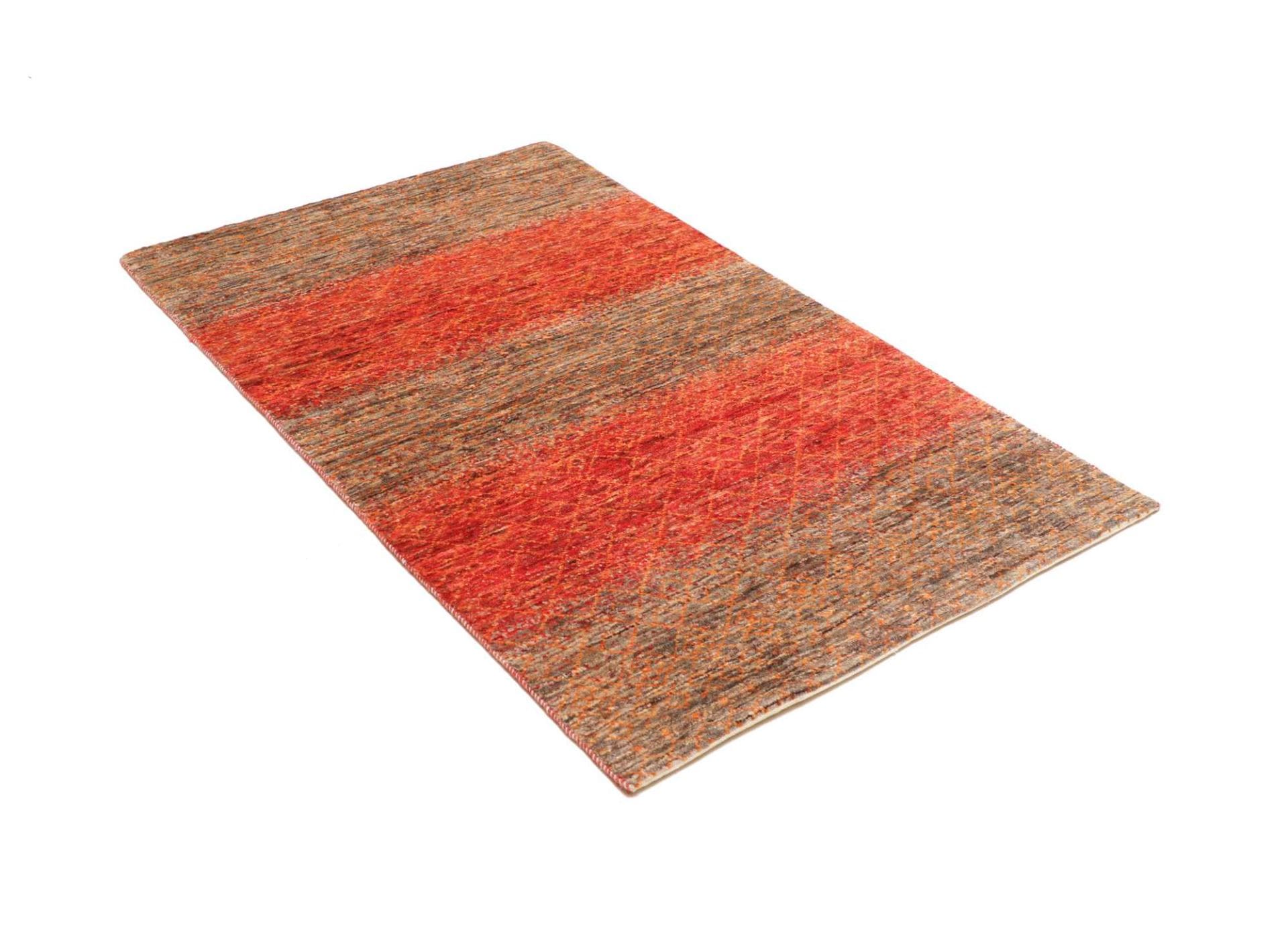 Hand-Knotted Wool Loribaft Pakistani Rug, 95 × 152 cm