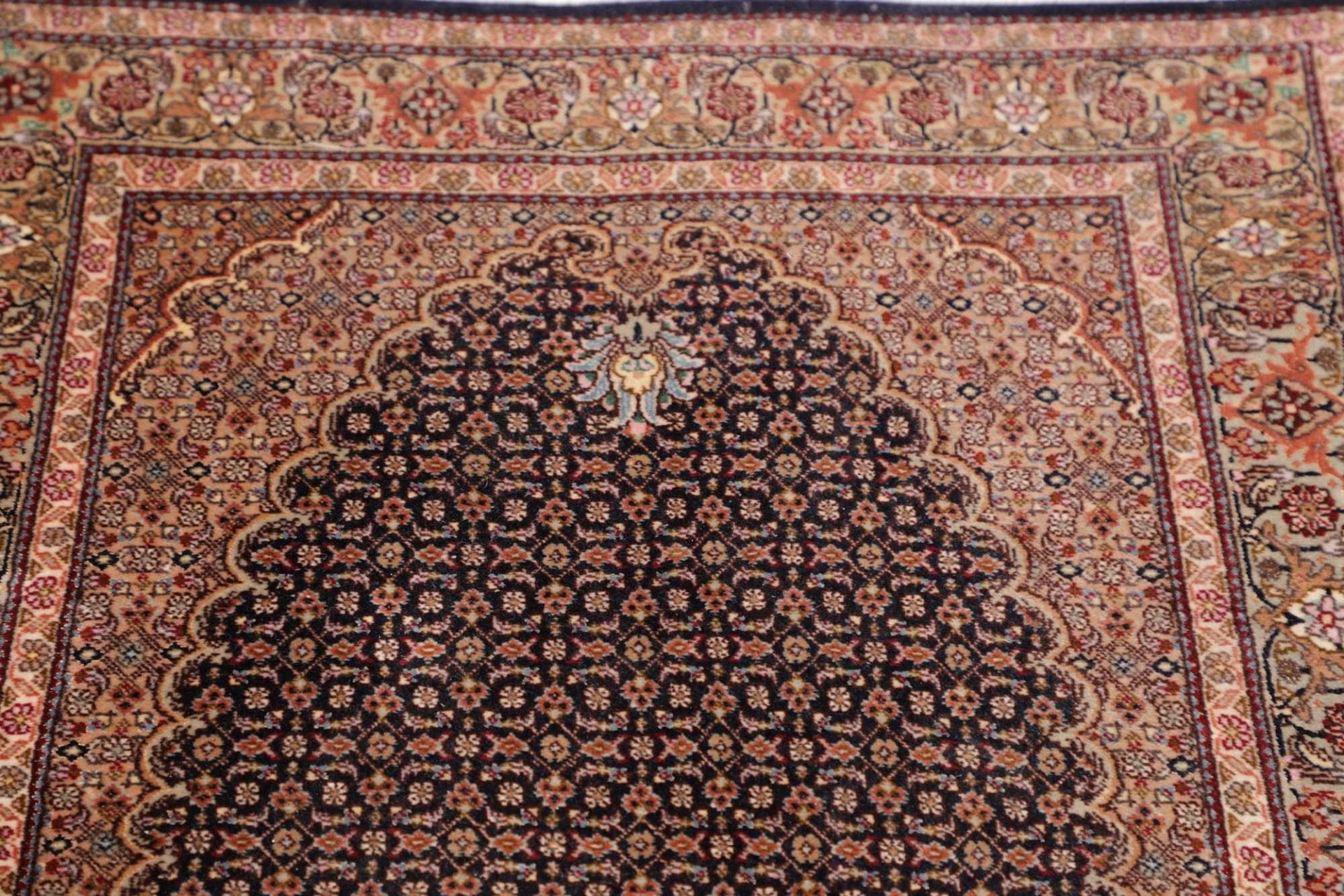 tabriz-mahi-teppich-88-x-252-cm-hochwertige-schurwolle-handgeknupft-6 Hand-Knotted Wool Tabriz Persian Rug, 88 × 252 cm