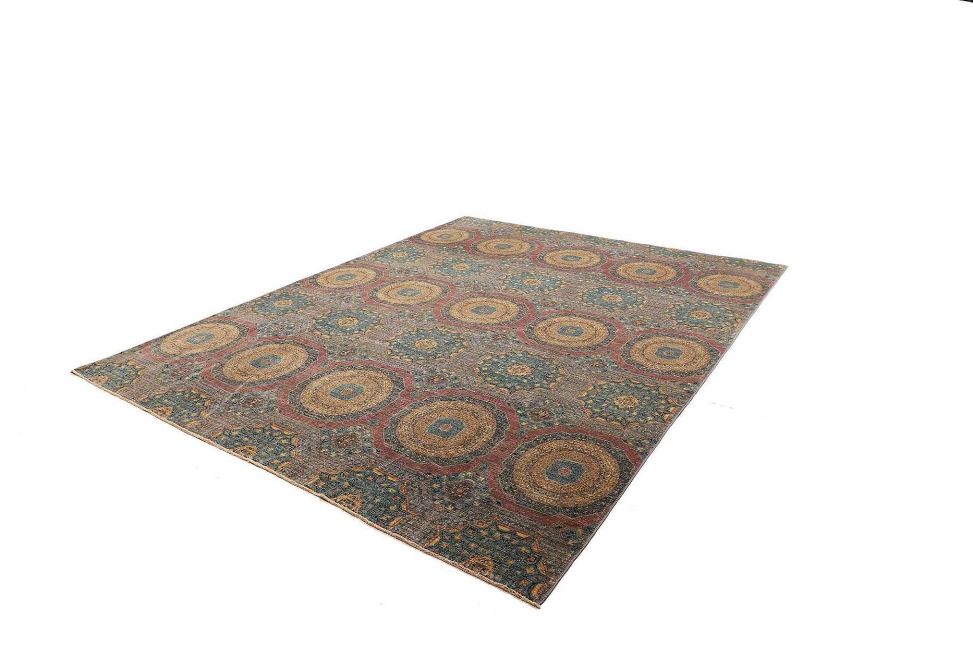 Mamluk Pakistani Rug 249 × 303 cm, Wool, hand-knotted