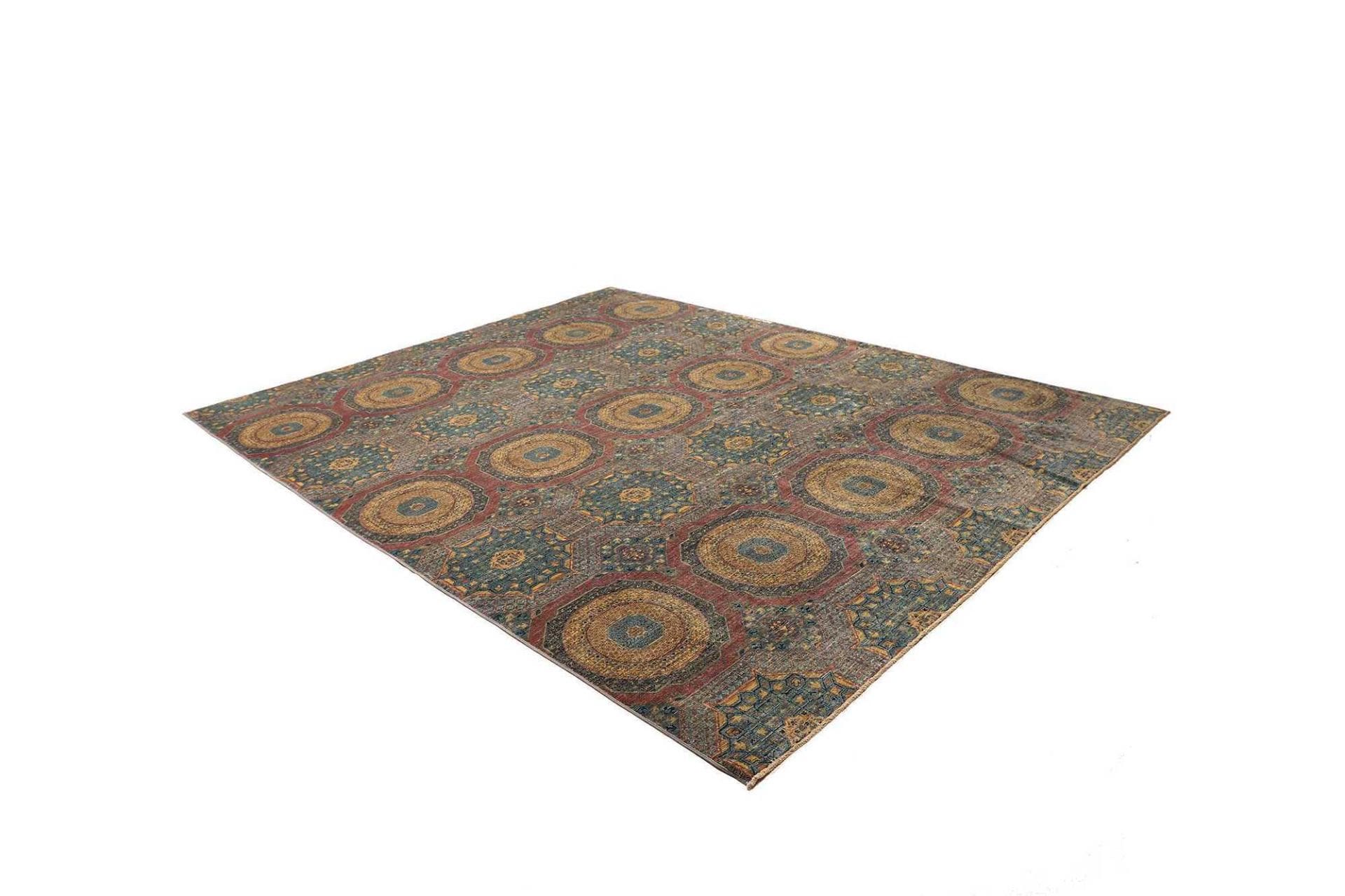 Mamluk Pakistani Rug 249 × 303 cm, Wool, hand-knotted