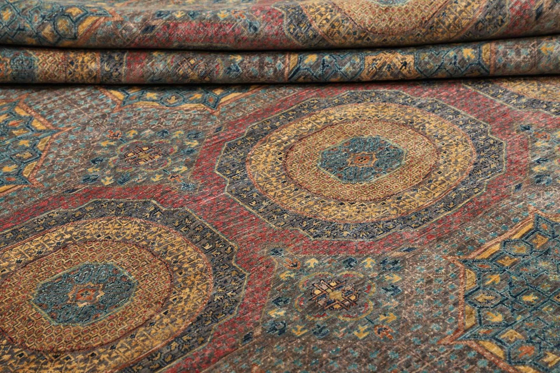 Mamluk Pakistani Rug 249 × 303 cm, Wool, hand-knotted