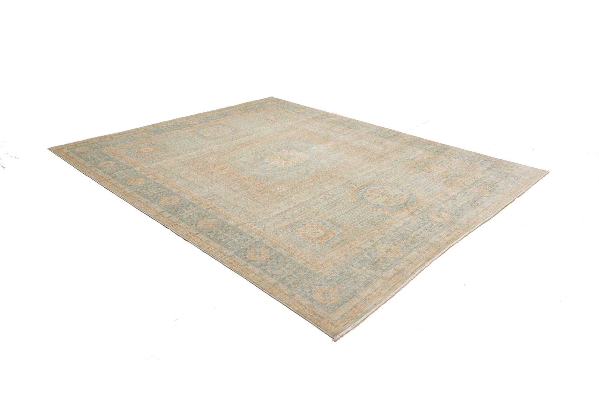 Mamluk Pakistani Rug — hand-knotted, 243 × 294 cm, Wool