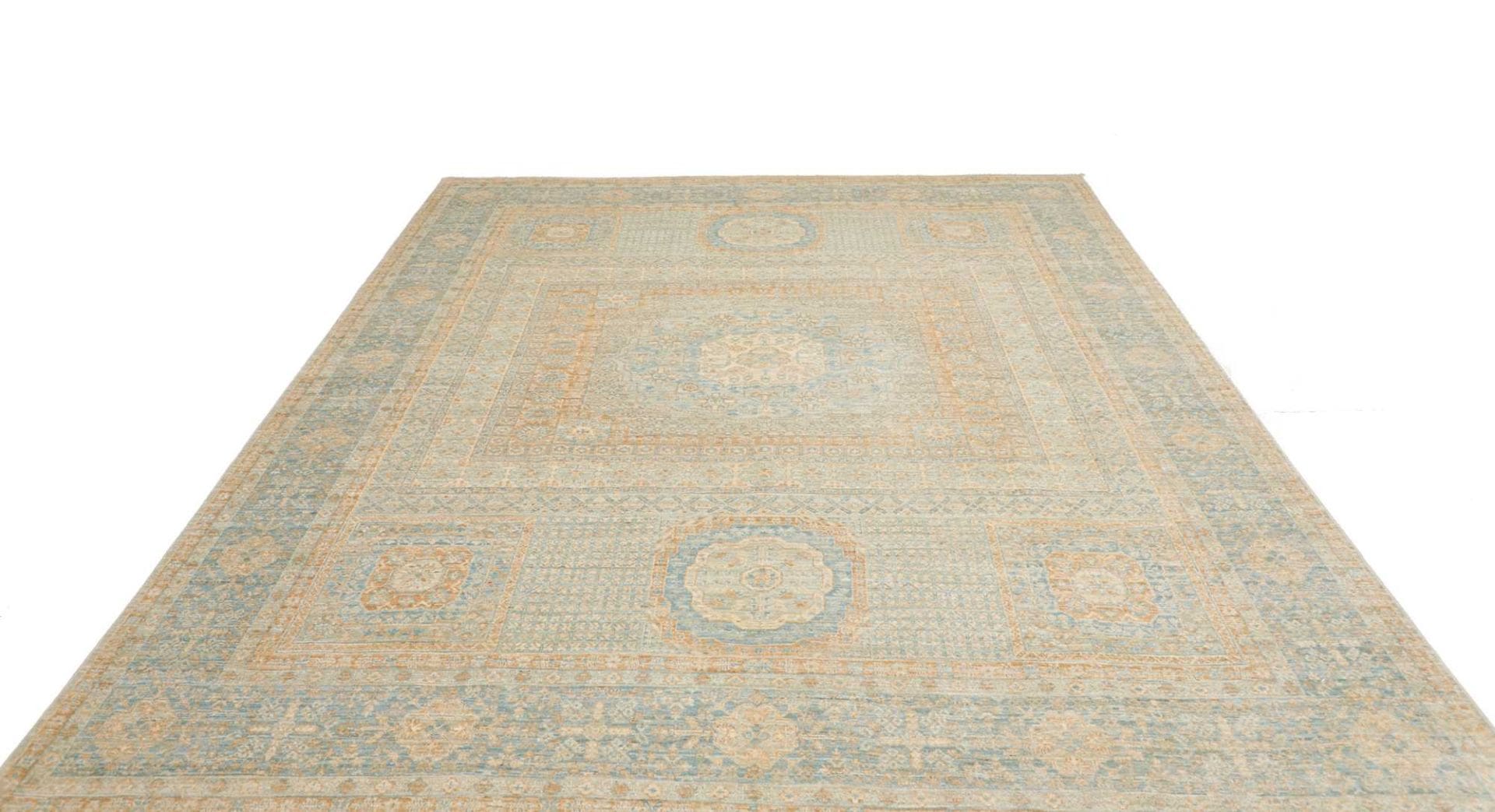 Mamluk Pakistani Rug — hand-knotted, 243 × 294 cm, Wool