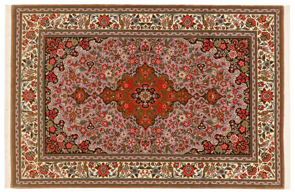perser-teppich-ghom-202x139-cm-lila-handgeknupft-naturfarben Qom Persian Rug — hand-knotted, Wool