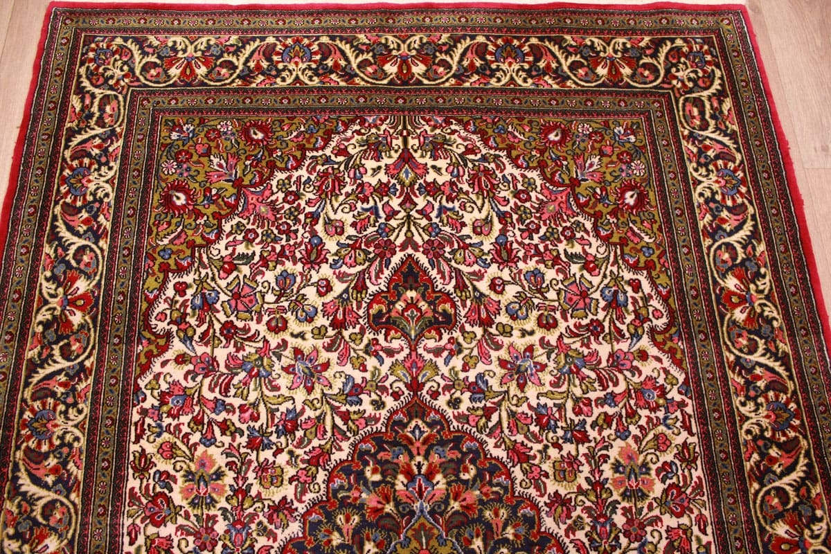 perser-teppich-ghom-206x136-cm-beige-feingliedrig-handgeknupft-2 Qom Persian Rug — hand-knotted, Wool