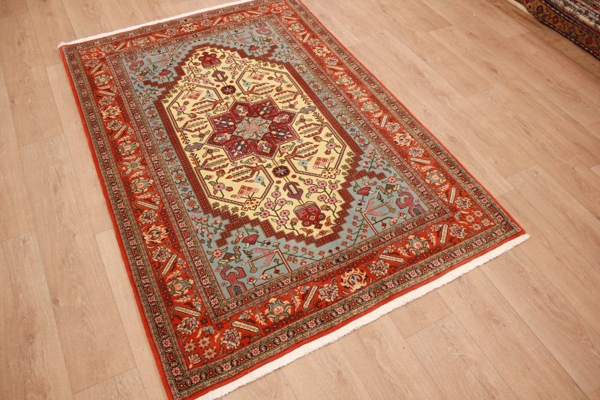 perser-teppich-gom-210x142-cm-handgeknupft-naturfarben-harmonisch-1 Qom Persian Rug — hand-knotted, Wool
