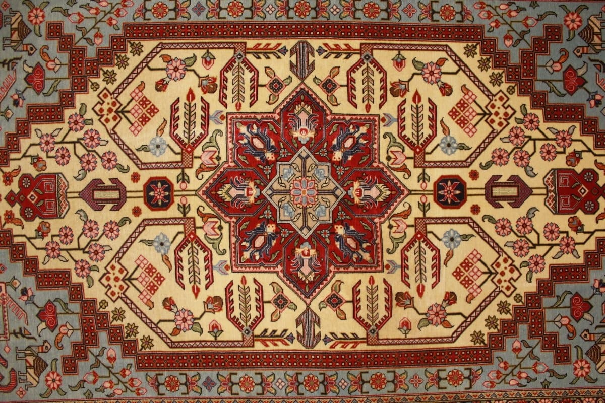 perser-teppich-gom-210x142-cm-handgeknupft-naturfarben-harmonisch-7 Qom Persian Rug — hand-knotted, Wool