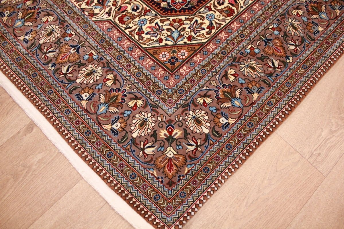 perser-teppich-ghom-226x145-cm-dunkelblau-handgeknupft-4 Qom Persian Rug