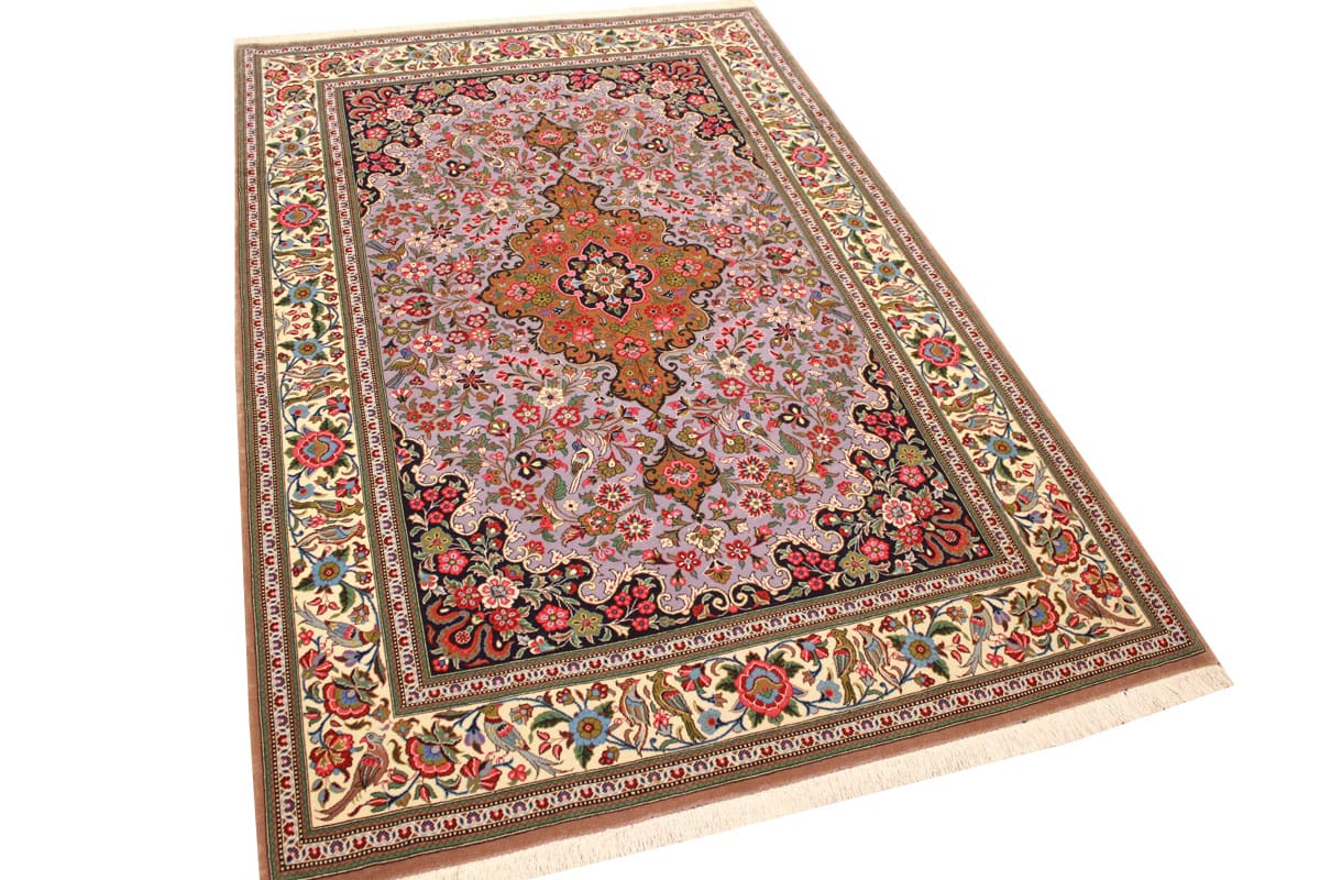 perser-teppich-ghom-202x139-cm-lila-handgeknupft-naturfarben-1 Qom Persian Rug — hand-knotted, Wool