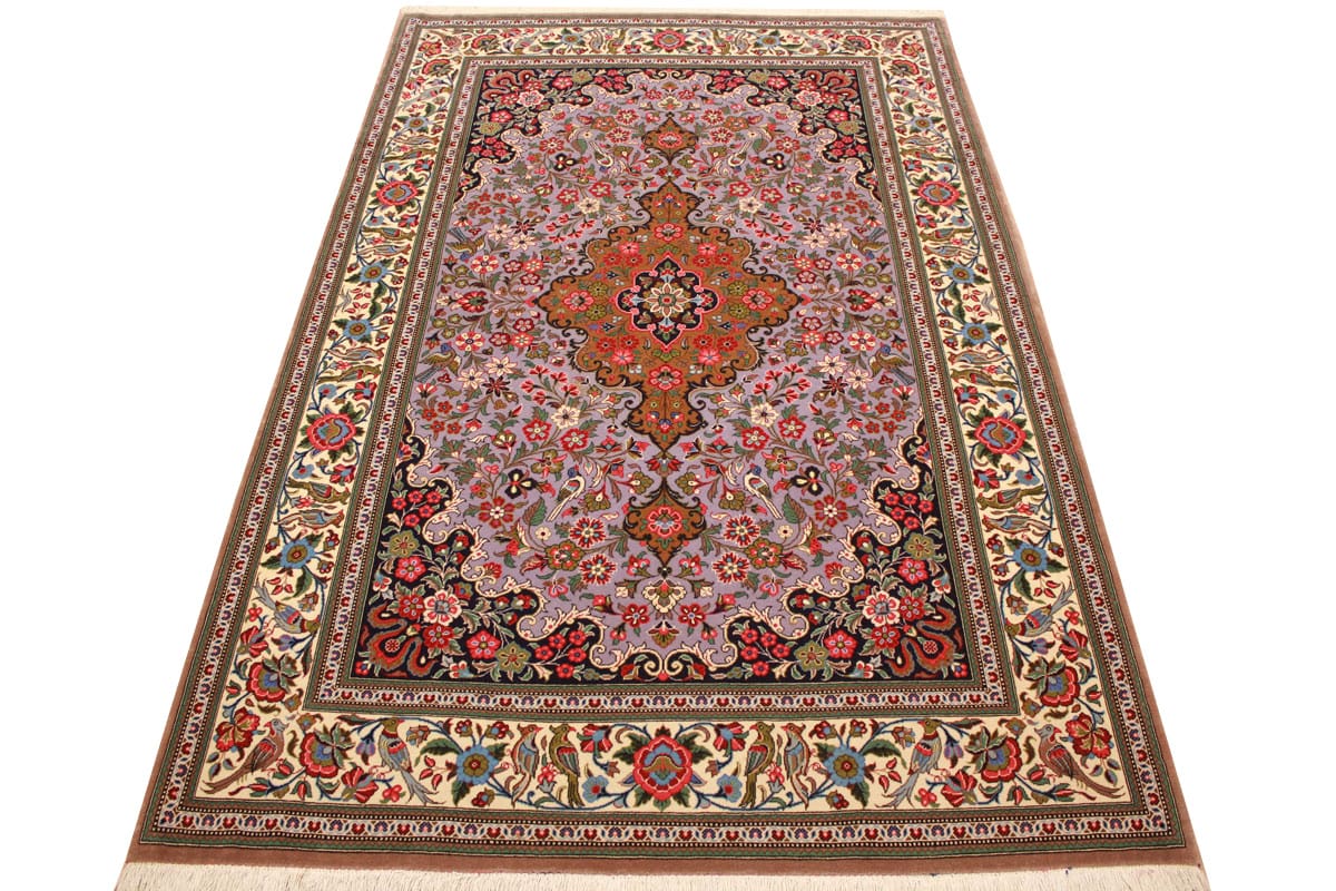 perser-teppich-ghom-202x139-cm-lila-handgeknupft-naturfarben-2 Qom Persian Rug — hand-knotted, Wool