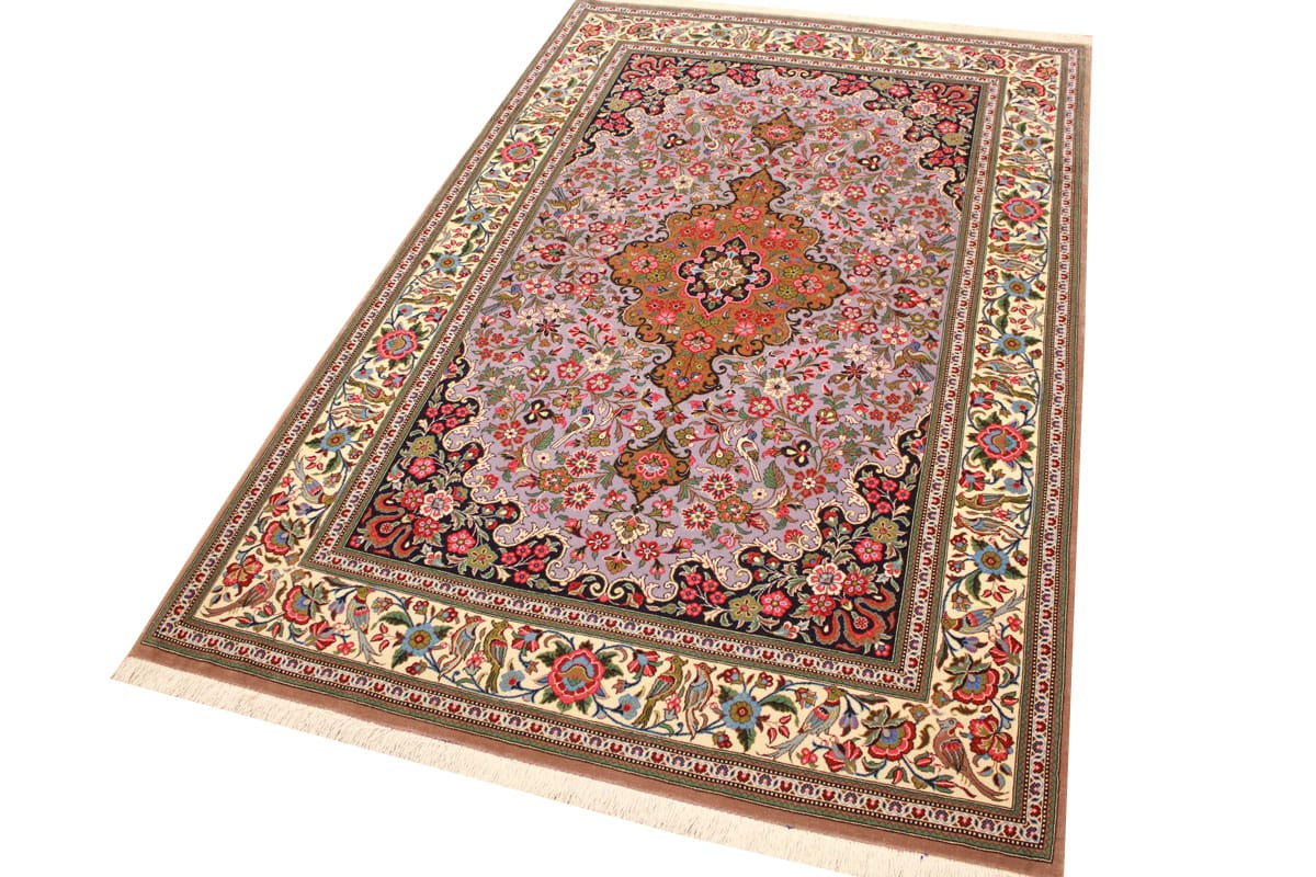 perser-teppich-ghom-202x139-cm-lila-handgeknupft-naturfarben-3 Qom Persian Rug — hand-knotted, Wool