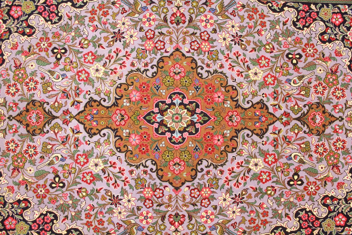 perser-teppich-ghom-202x139-cm-lila-handgeknupft-naturfarben-7 Qom Persian Rug — hand-knotted, Wool