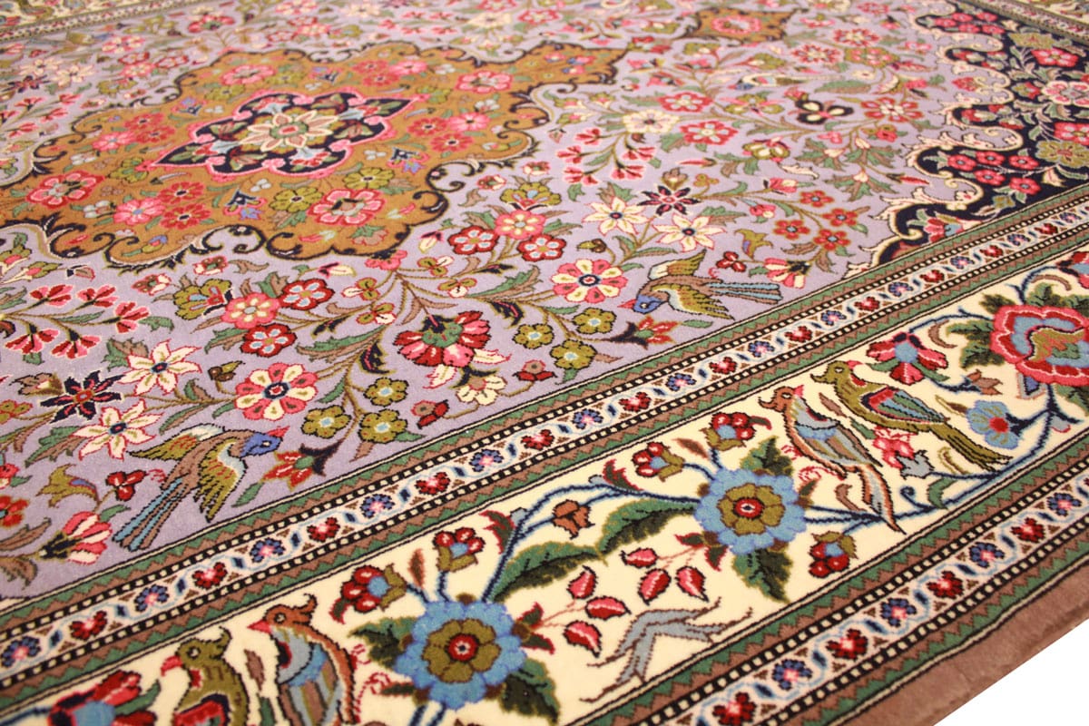 perser-teppich-ghom-202x139-cm-lila-handgeknupft-naturfarben-8 Qom Persian Rug — hand-knotted, Wool