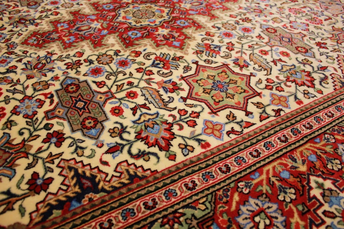 perser-teppich-ghom-210x131-cm-seide-naturfarben-handgeknupft-5 Qom Persian Rug — hand-knotted, Silk