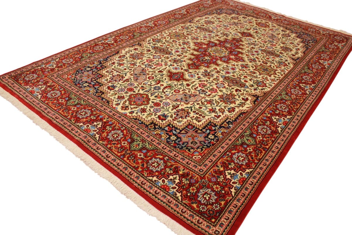 perser-teppich-ghom-210x131-cm-seide-naturfarben-handgeknupft-8 Qom Persian Rug — hand-knotted, Silk