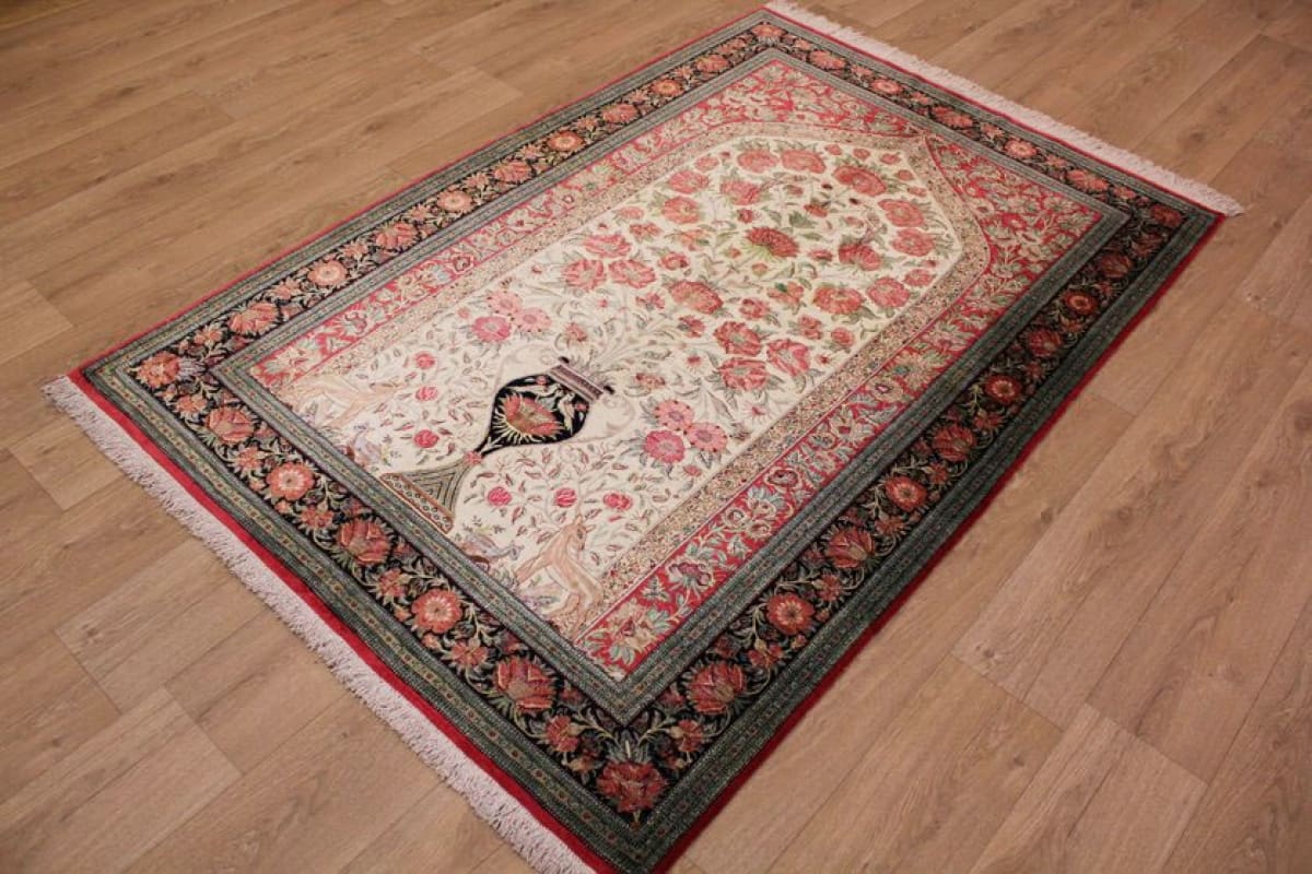 perserteppich-ghom-209x140-cm-seidenteppich-unikat-handgeknupft-3 Qom Persian Rug