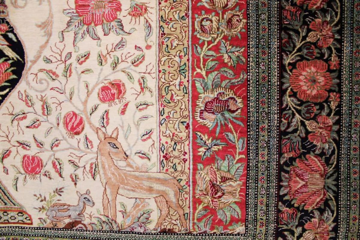 perserteppich-ghom-209x140-cm-seidenteppich-unikat-handgeknupft-5 Qom Persian Rug