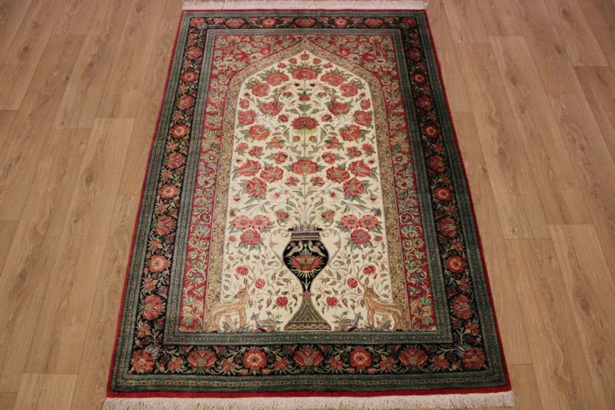 perserteppich-ghom-209x140-cm-seidenteppich-unikat-handgeknupft-9 Qom Persian Rug