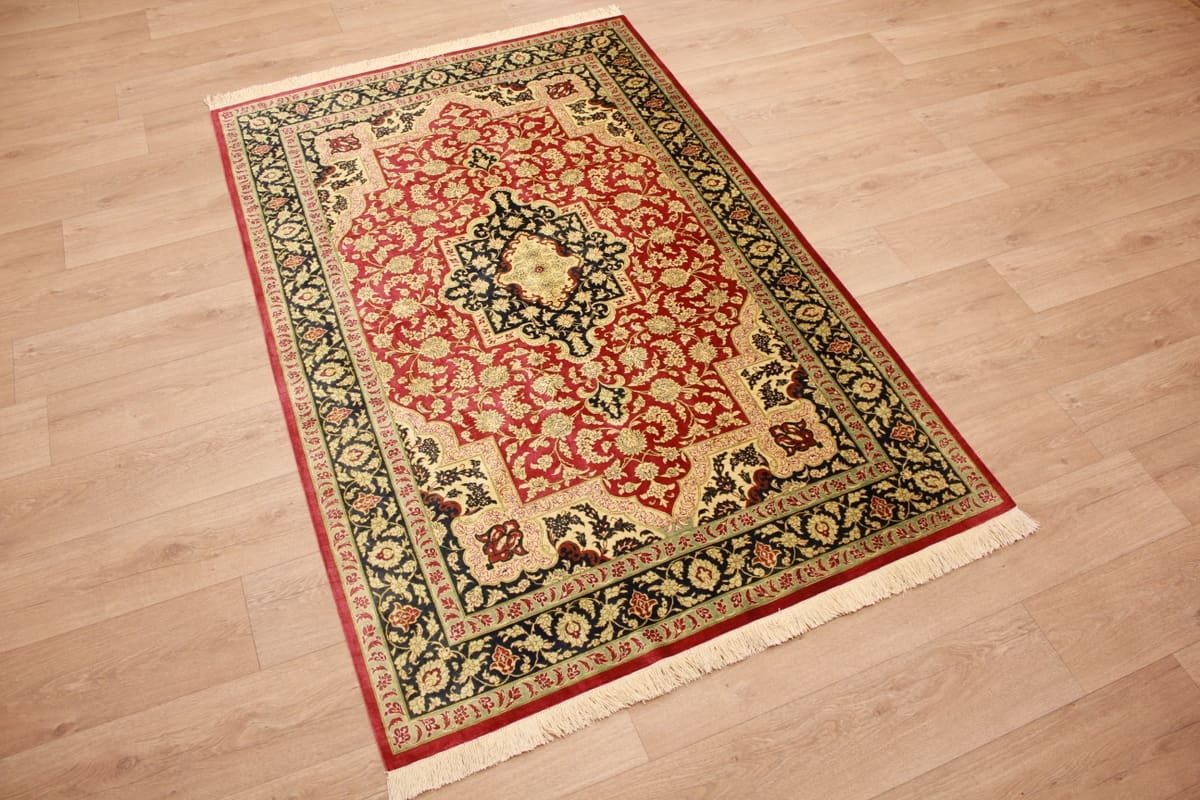 perser-teppich-gom-seidenteppich-207x136-cm-naturfarben-handgeknupft-1 Qom Persian Rug