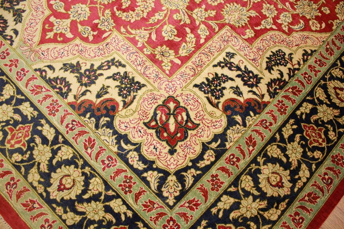 perser-teppich-gom-seidenteppich-207x136-cm-naturfarben-handgeknupft-5 Qom Persian Rug